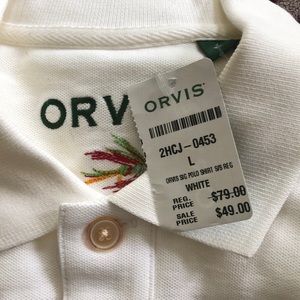 NWT Orvis White polo
